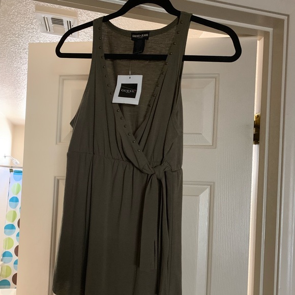 Guess Tops - Short sleeve wrap Guess tunic